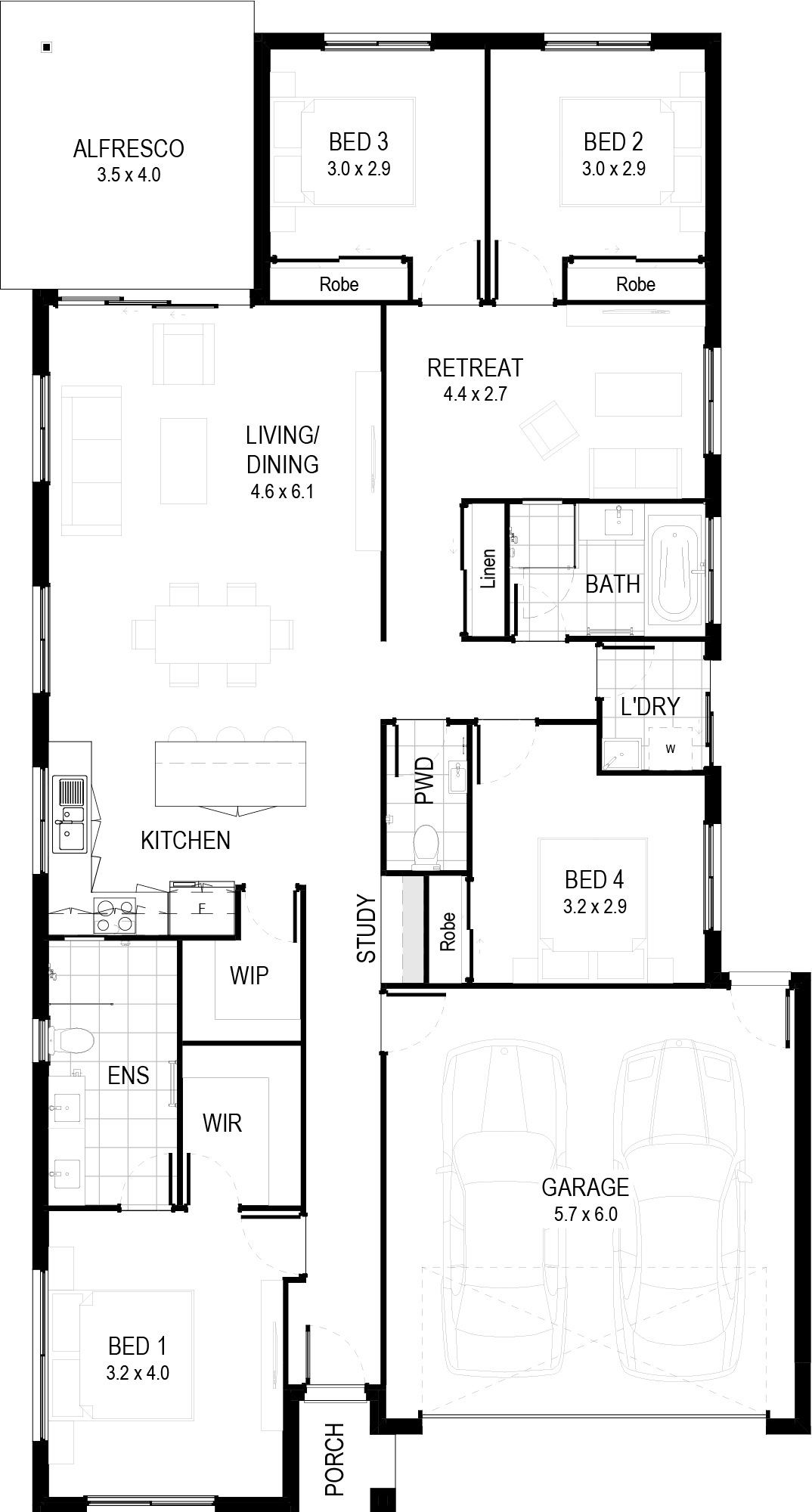 Bailey home design view 2