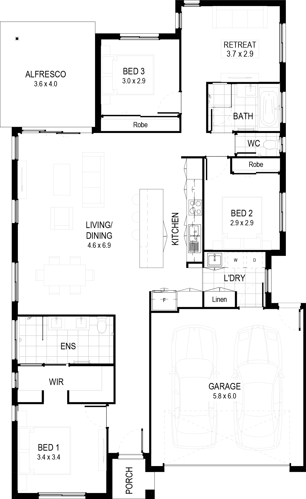 Cotton Tree home design view 1