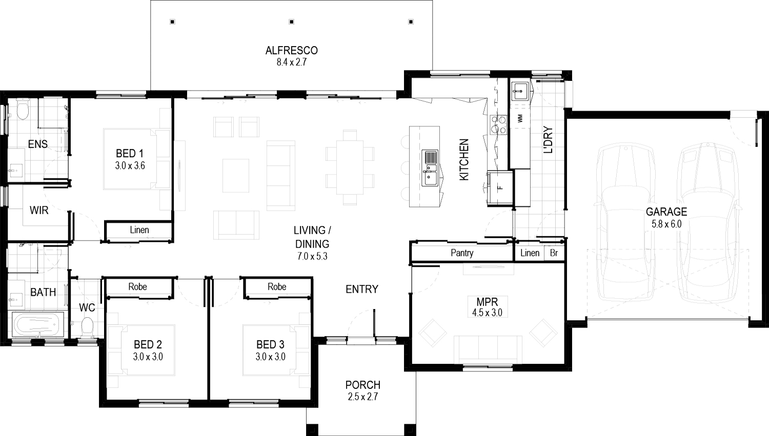 Eyre home design