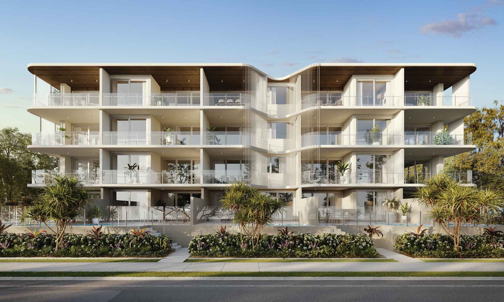 Waterfront apartment complex built by Vantage Building Group