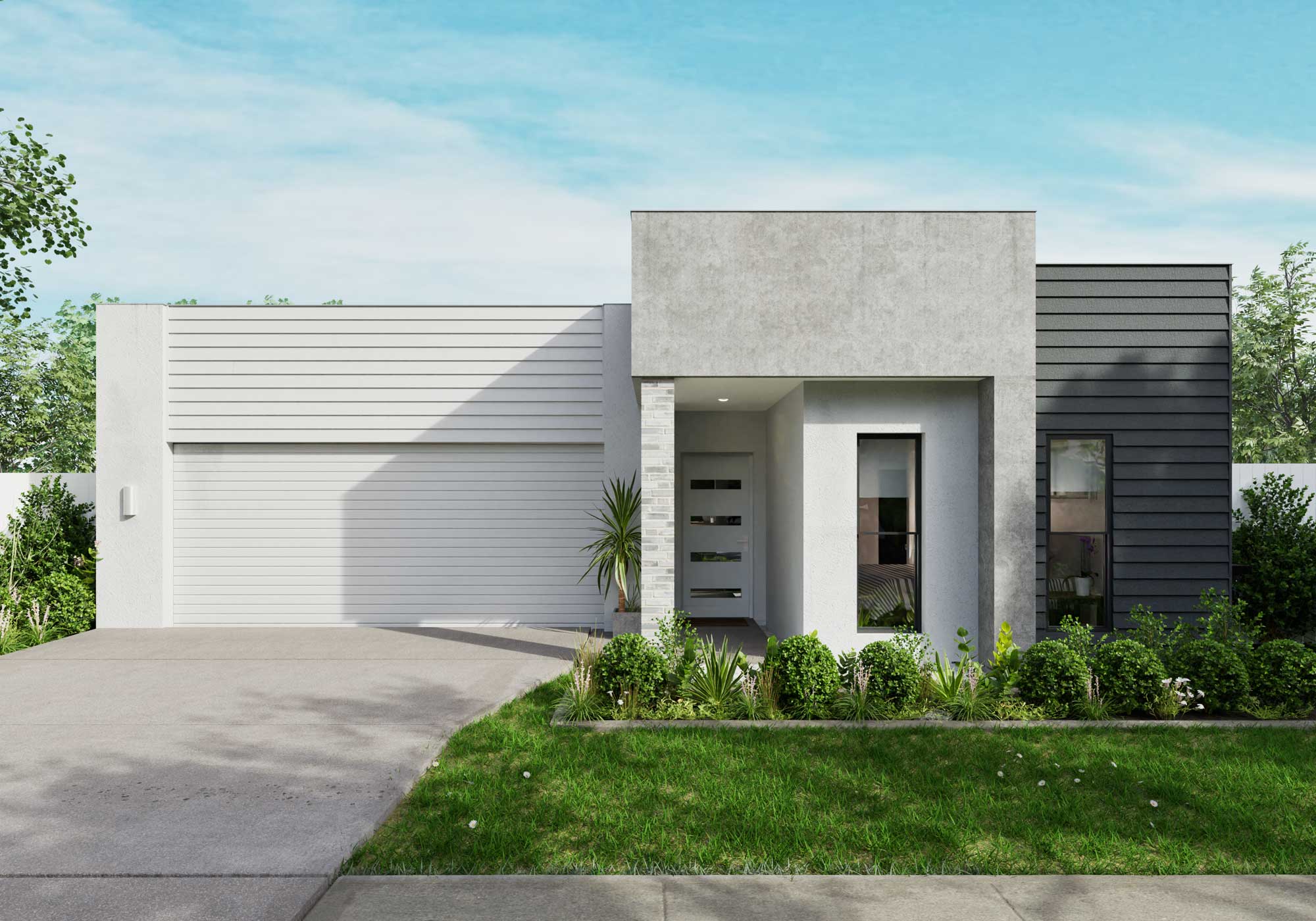 Modern and on trend facade design by Vantage Building Group